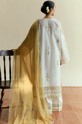 Coco by Zara Shahjahan- Winter 3PC Dhanak Embroidered Suit - SS0428